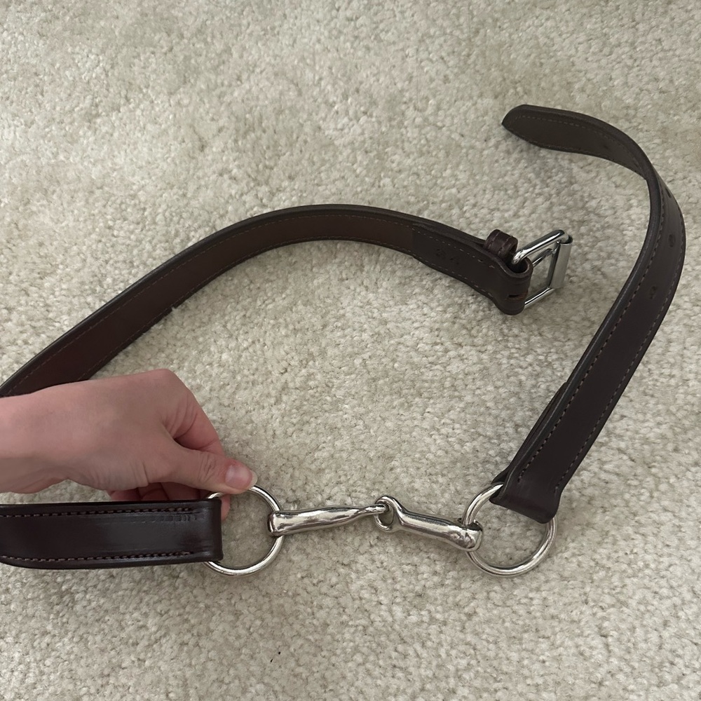 Rebecca Ray horsebit belt